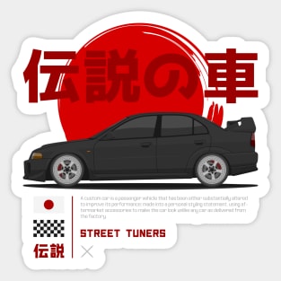 Tuner Black EVO V JDM Sticker